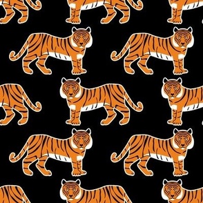 Go Tigers Go! (Black and Orange)