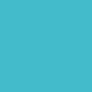 Capri Blue - Solid Colour - Hex #44bbca 