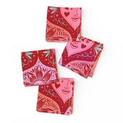 Valentine Passionflower Hearts - Love Red