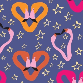 Romantic Flamingos