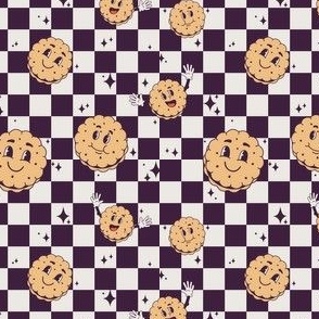 chess pattern with crackers small