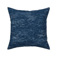 Shibori Linen in Indigo | Arashi shibori linen pattern, coordinate fabric for the block printed stars and moons collection in deep blue and white, dark blue night sky fabric.