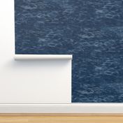 Shibori Linen in Indigo (xl scale) | Arashi shibori linen pattern, coordinate fabric for the block printed stars and moons collection in deep blue and white, dark blue night sky fabric.
