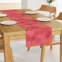 Ombre Hearts - Large scale