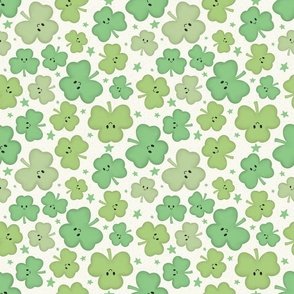 St Patricks Cute Shamrocks, Green Shamrock, Kids St Patrick, Cute St Patrick, Adorable Shamrocks, St Pattys Day, St Patrick Fabric, Shamrock Fabric 