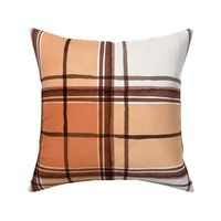 Autumn Checks Fall Plaid Brown Rust White Jumbo Large