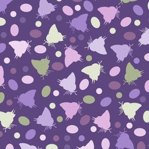 Rosemary Butterfly Polka dots (tossed)