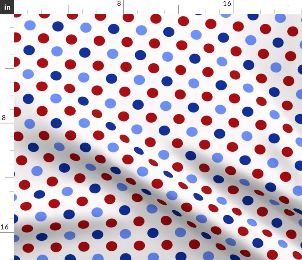 Patriotic Polka Dot #4