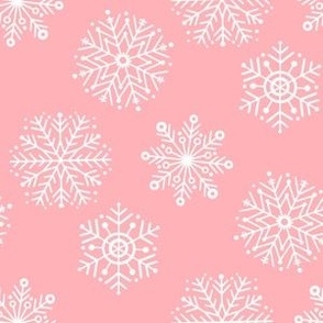 Snowflakes - pink