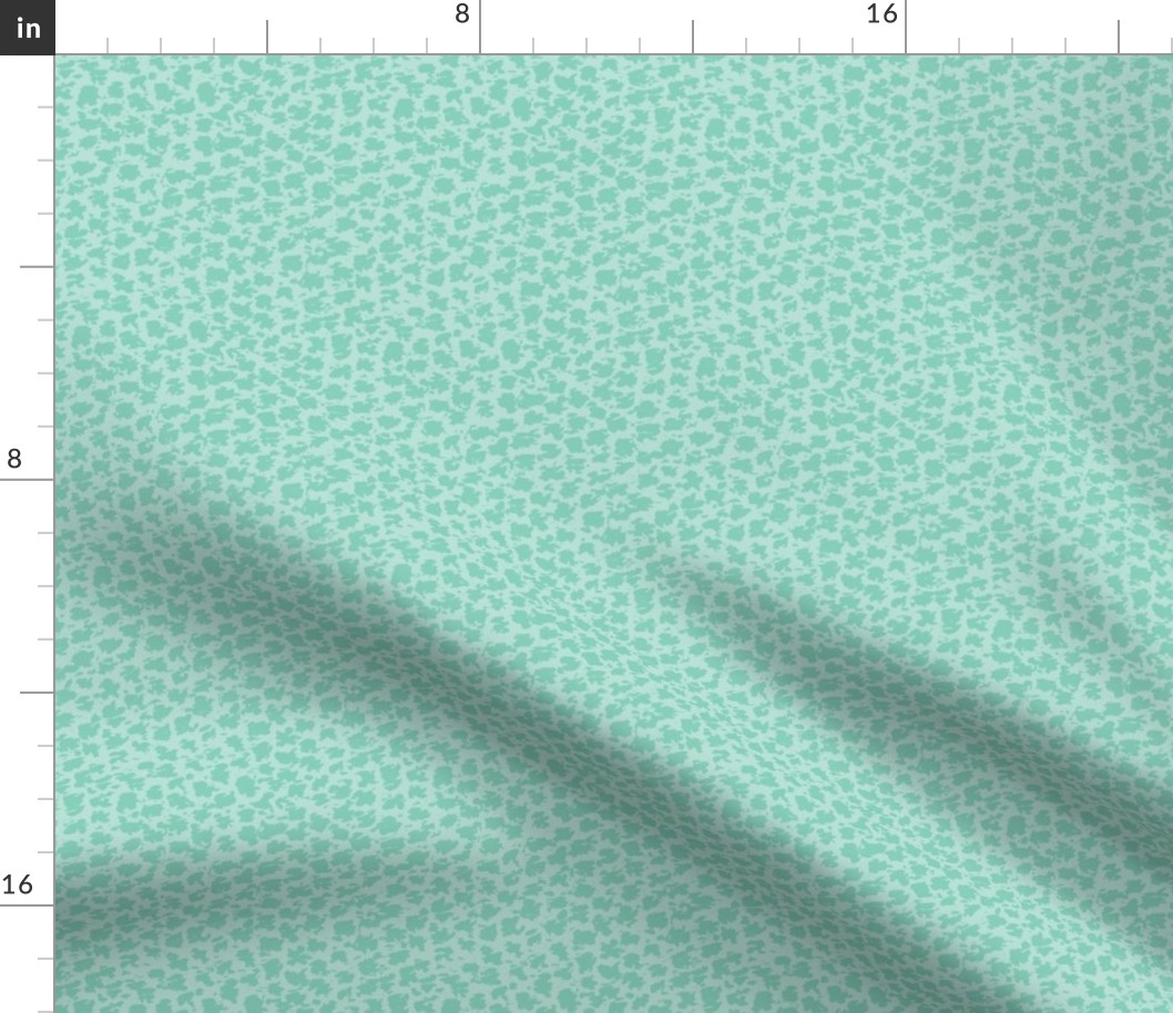 Knitted Sky Houndstooth Abstract in Turquoise and Soft Aqua Blue (Small)