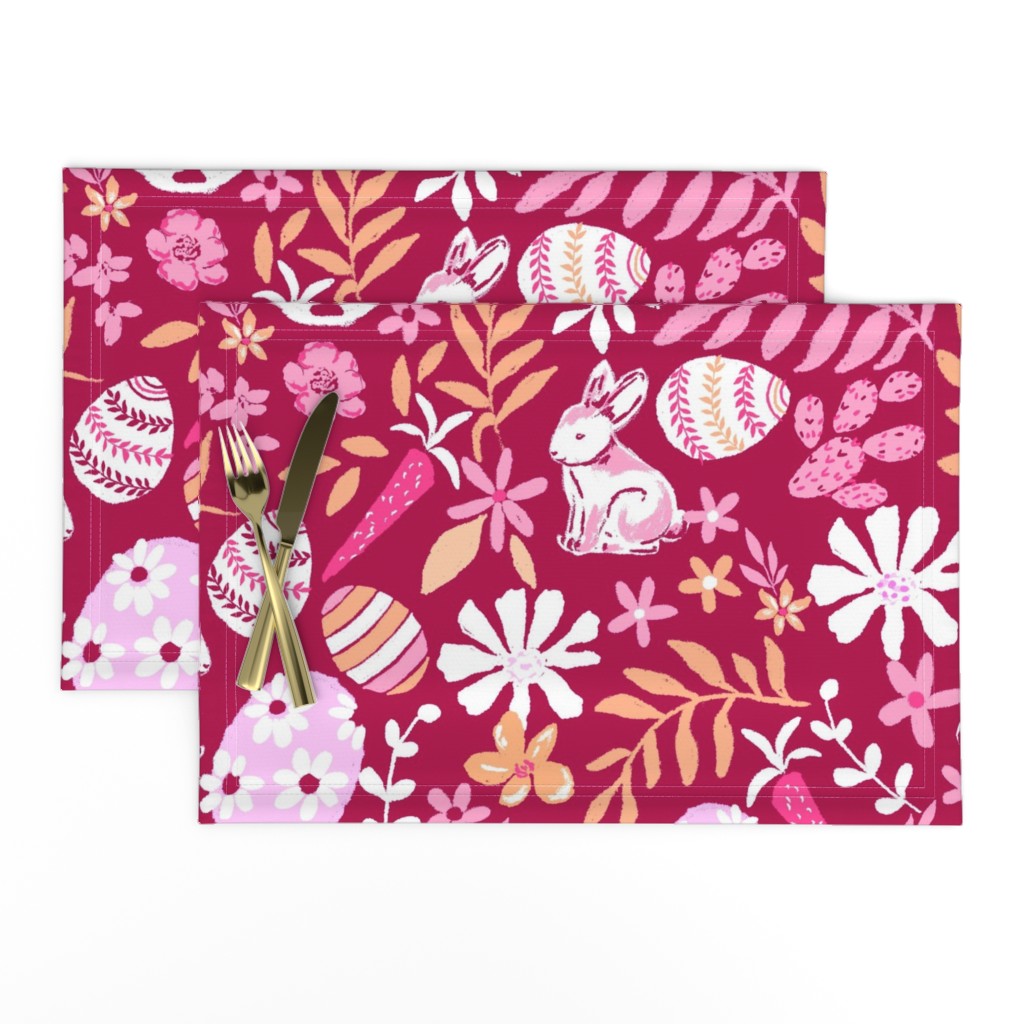 Bunny Land-Magenta-Large Scale