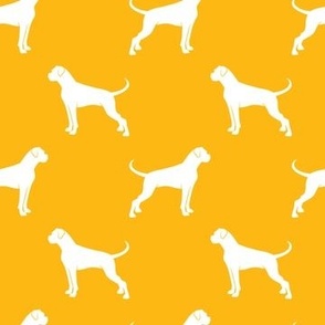 Boxers - Dog fabric - Yellow - LAD23