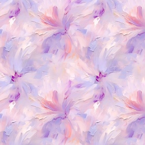 Lavender Whisper - Pastel Floral Abstract