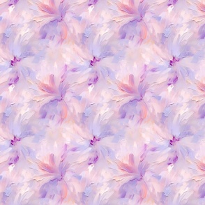 Small Lavender Whisper - Pastel Floral Abstract