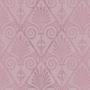 Pink Scales Fabric, Wallpaper and Home Decor