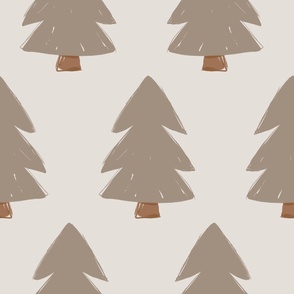 Simple Trees (Brown) (Oversized/Jumbo Scale)(24")