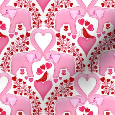 Baby Elephant Love - Valentines Day - 6”