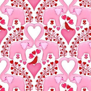 Baby Elephant Love - Valentines Day - 6”