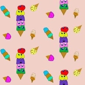 Maeve dreams of ice cream (pink)