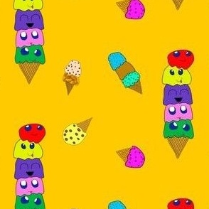 Maeve dreams of ice cream (yellow)