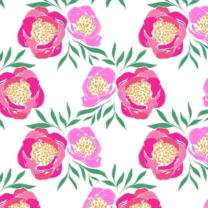 Pink Floral Peony