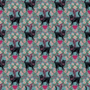 Black Cat Valentine Small