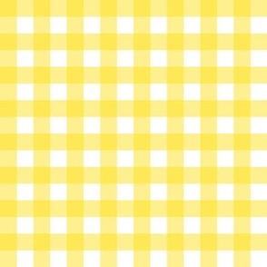 1/2 Inch Buffalo Check in Yellow - Traditional 