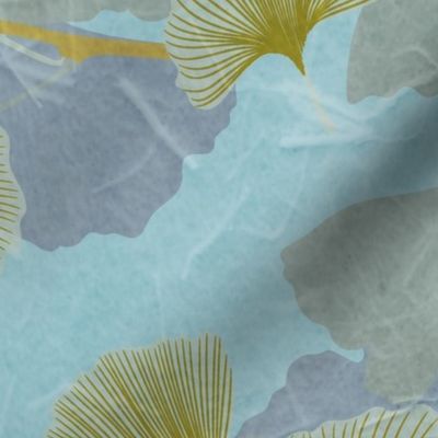 Serene Spaces-Butterflies & Ginkgo Branches-XL