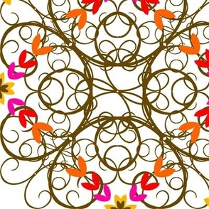 The Romance of Floral Ironwork white