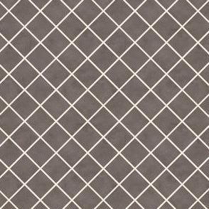 Textured plastered background with diagonal stripes in muted muted brown 