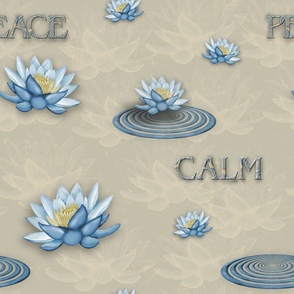 Serene Wall Paper with Words