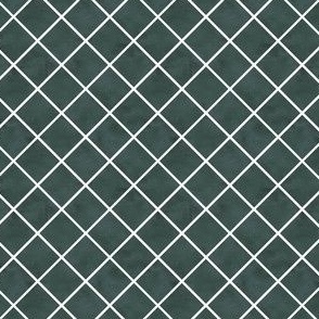 Textured plastered background with diagonal stripes in moody emerald green 