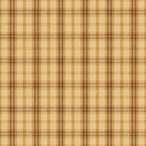 North Country Plaid - large - buttermilk, mustard, and hickory 