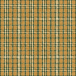 North Country Plaid - large - mustard, spruce, and buttermilk 