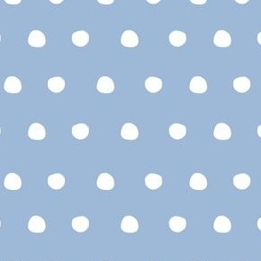 Polka Dots (Blue and White)