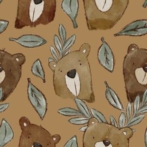 Small Grubby Woodland Bears (Tan) (6")