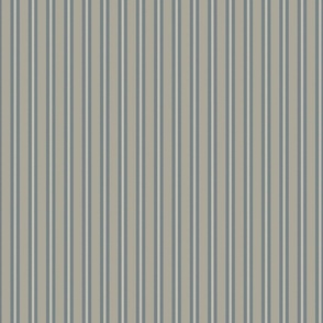 Two stripe - 1" - gray and light gray on light slate blue 