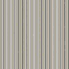 Two Stripe - 1" - gray and light slate blue on light gray 