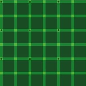 Manifold Meeples - Board Game Picnic Plaid - Green Player
