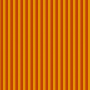 Stripe - 1/2" stripes - red and gold 