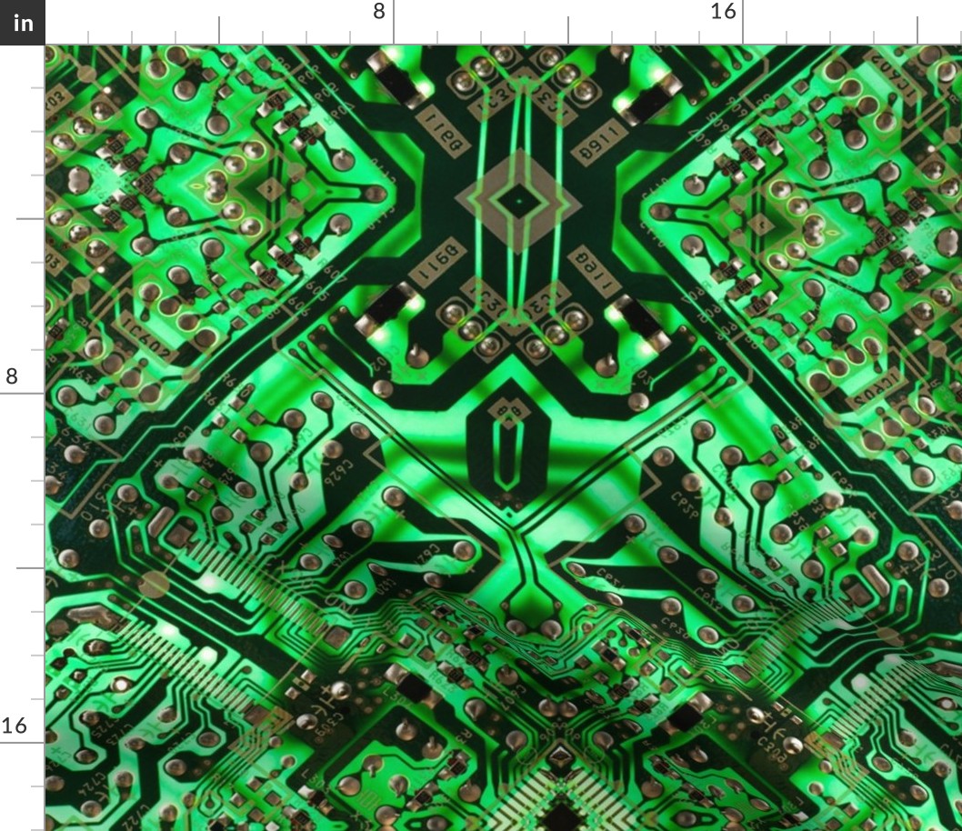 green circuit board