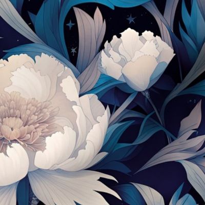 midnight blooms_blue