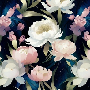 vibrant_chinoiserie-floral dark background