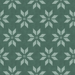 Christmas star - sage green