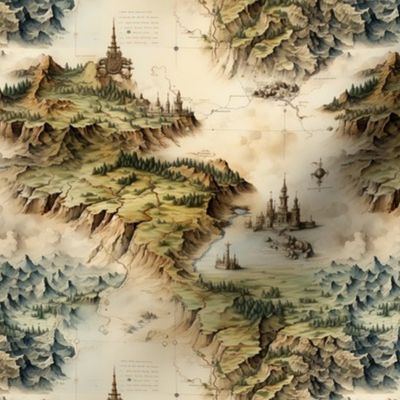 Old Fantasy Map