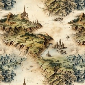 Old Fantasy Map