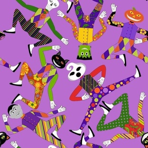 Harlequin Halloween - Lavender