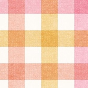 Spring Check (Xlarge) - textured checkerboard in Easter pastels