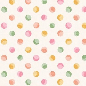 Spring Dots (Medium) - textured spots in Easter pastels