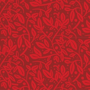 Botanical Christmas Collection • Red (MEDIUM)